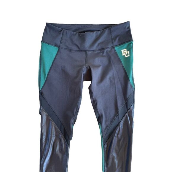 Zoozats NCCA BAYLOR BEARS COLLEGE WOMEN DRI FIT TRAINING TIGHTS LEGGINGS Small - Picture 1 of 4